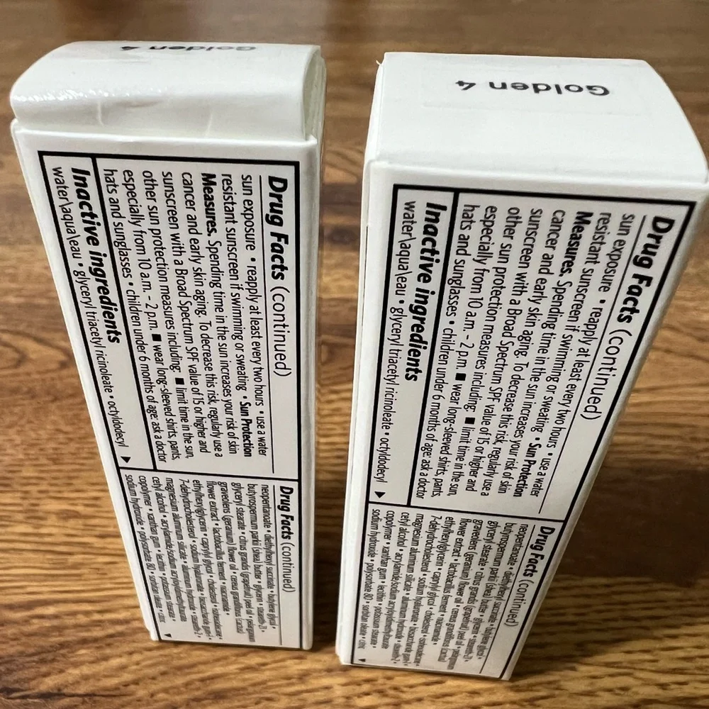 2x Bobbi Brown Vitamin Enriched Skin Tint SPF 15 Golden 4 Mini Size .24fl oz/7ml